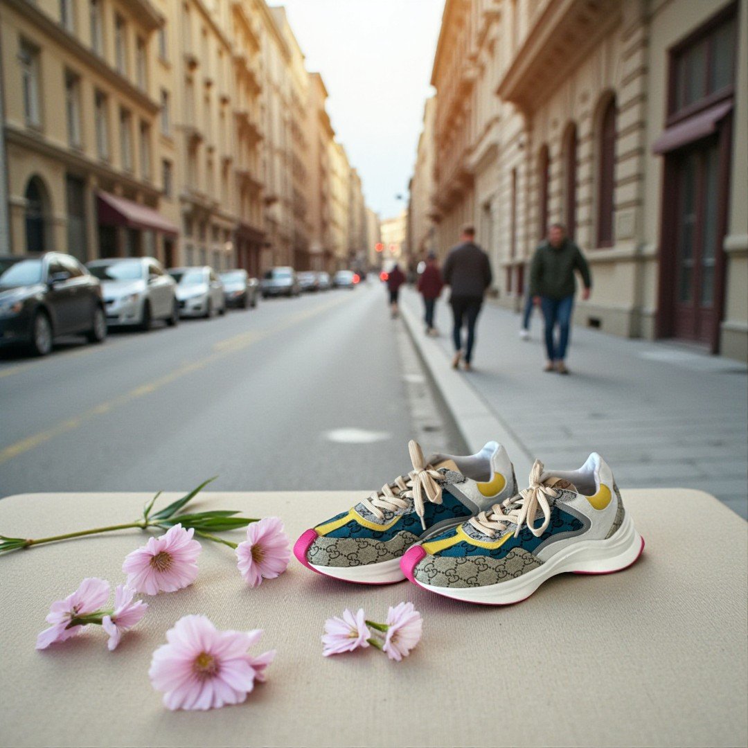 Baskets Fashion Luxe Multicolores